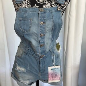 Wax Jean Light Blue Denim Overalls